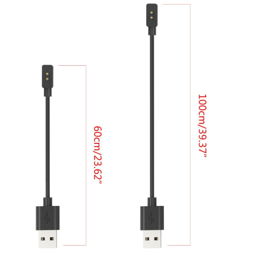 Cable magnético USB para cargar relojes inteligentes (60 cm) 2