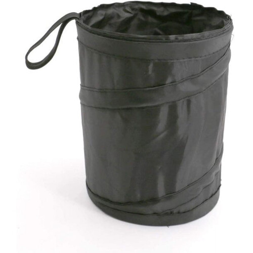 MesaSe Tall Pop-Up Kitchen Garbage Can, Black