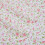 Twin cotton percale sheet set Norella Pink 4