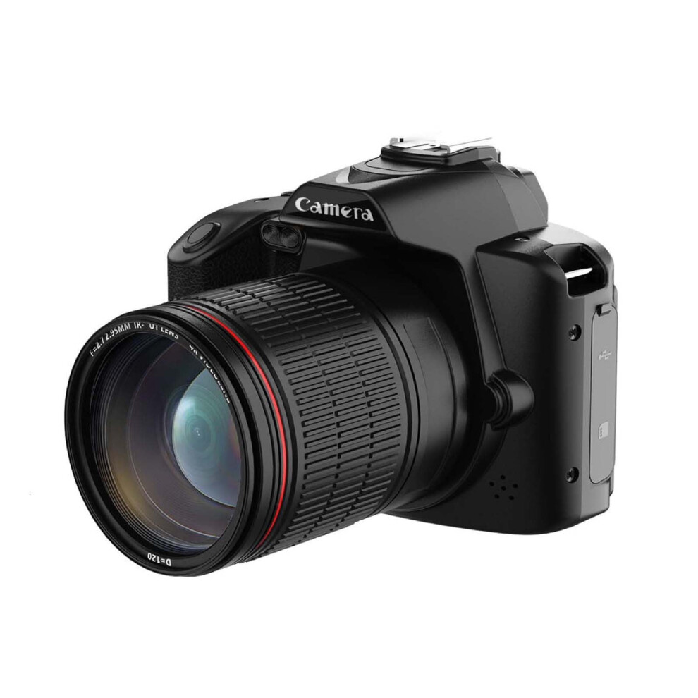 4K Hd Dual Camera,3 Inch Ips Screen,Wifi Slr Camera,64 Million Beauty Digital Camera Night Vision Camera Electronics Gadget Black 9175034866920