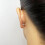 Earring Backs for Droopy Ears, Heavy Stud Lifters & Locking Backings (4pcs), Compatible with Studs, White Gold 3