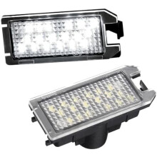 LED License Plate Light for 2014-2022 Jeep Cherokee/Compass/Patriot, 6000K White, Waterproof, Plug & Play, 2-Pack