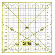 Ruler Patchwork Grid Line Templates Measuring Tool Color Orange Clear Plastic Formwork Design Sewing Quilt Precise Sew