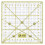 Ruler Patchwork Grid Line Templates Measuring Tool Color Orange Clear Plastic Formwork Design Sewing Quilt Precise Sew 1