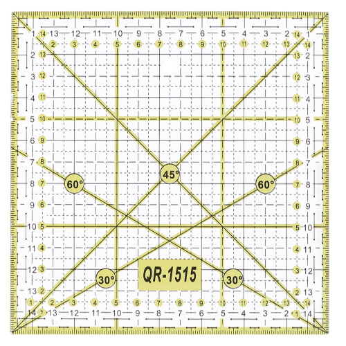 Ruler Patchwork Grid Line Templates Measuring Tool Color Orange Clear Plastic Formwork Design Sewing Quilt Precise Sew