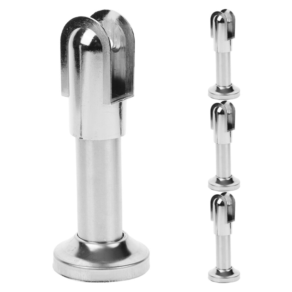 4Pcs Stainless Steel Toilet Partition Support Feet For Public Restroom Hardware Durable Precision 9028731364544