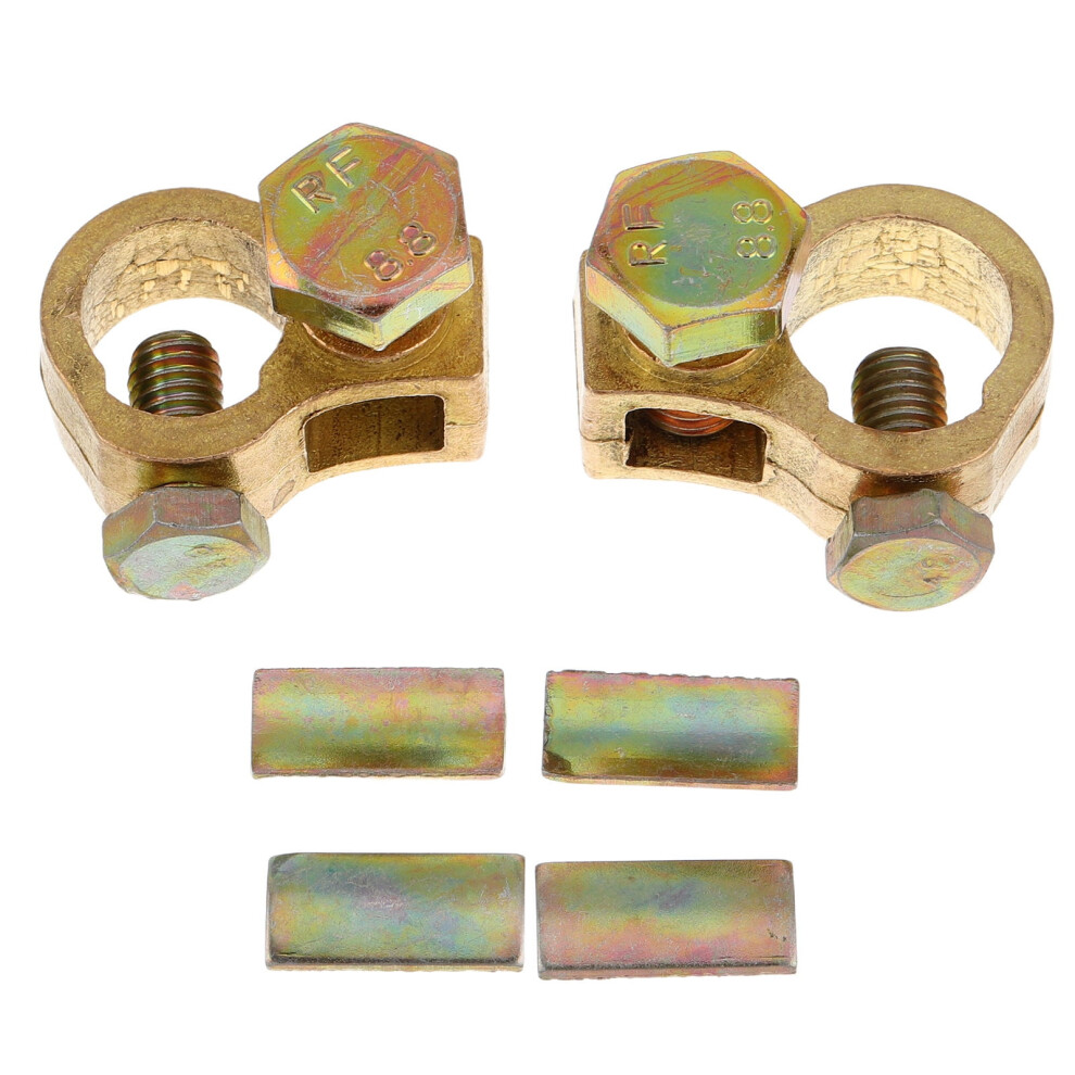Ounona 2Pcs Thickened Copper Battery Terminal Connectors, Quick Disconnect Clamps, Compatible With Car Trucks 9028731365732