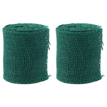 Juteband, dunkelgrün, 2 Stück, 78,7 x 2,4 Zoll