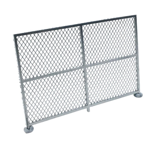 HO Scale Fence Layout Lightweight Creative Micro Landscape Decor DIY Sturdy sliver A