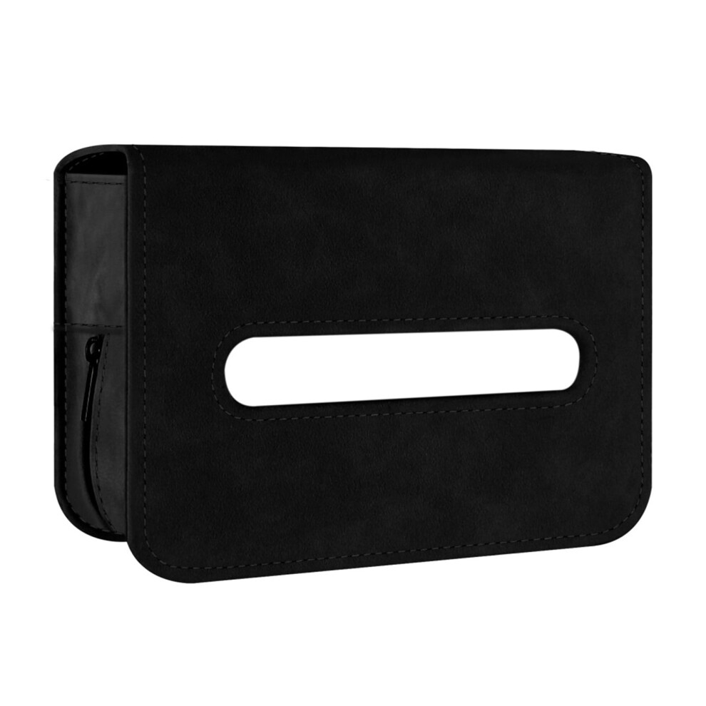 Car Tissues/Napkin Case, Car Suede Seat Organizer, High-Capacity Seat Back, Vehicle/Car Tissue Holder 9159805753121