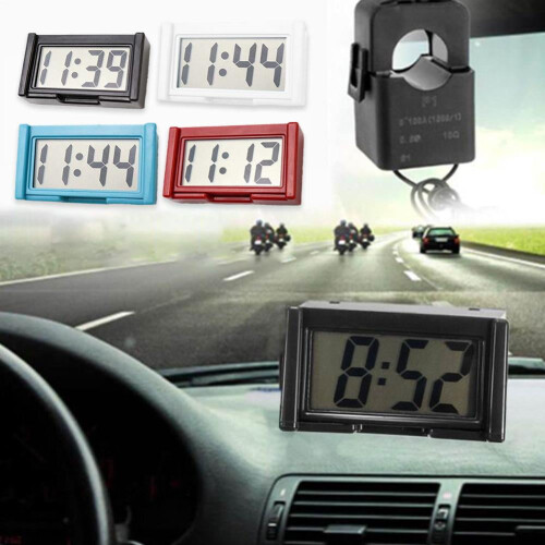 Mini Digital Clock Decorative Large Screen Car Clock Mini Clocks Dashboard 2