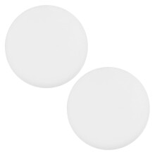 Bouchon de baignoire en silicone blanc pour enfants, lot de 2