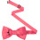 2 Packs Solid Color Pre-tied Bow Tie Adjustable Bowtie for Men 3