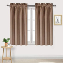 Cuirtíní Dorcha Kaki Inslithe Teirmeach 42x45 orlach Tacar de 2