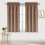 Cortinas Blackout Térmicas Isolantes Cáqui 42x45 polegadas (Conjunto de 2) 1