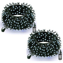 132FT 400LED Christmas String Lights, 8 Modes, Waterproof, Green Wire, Indoor/Outdoor Use, White
