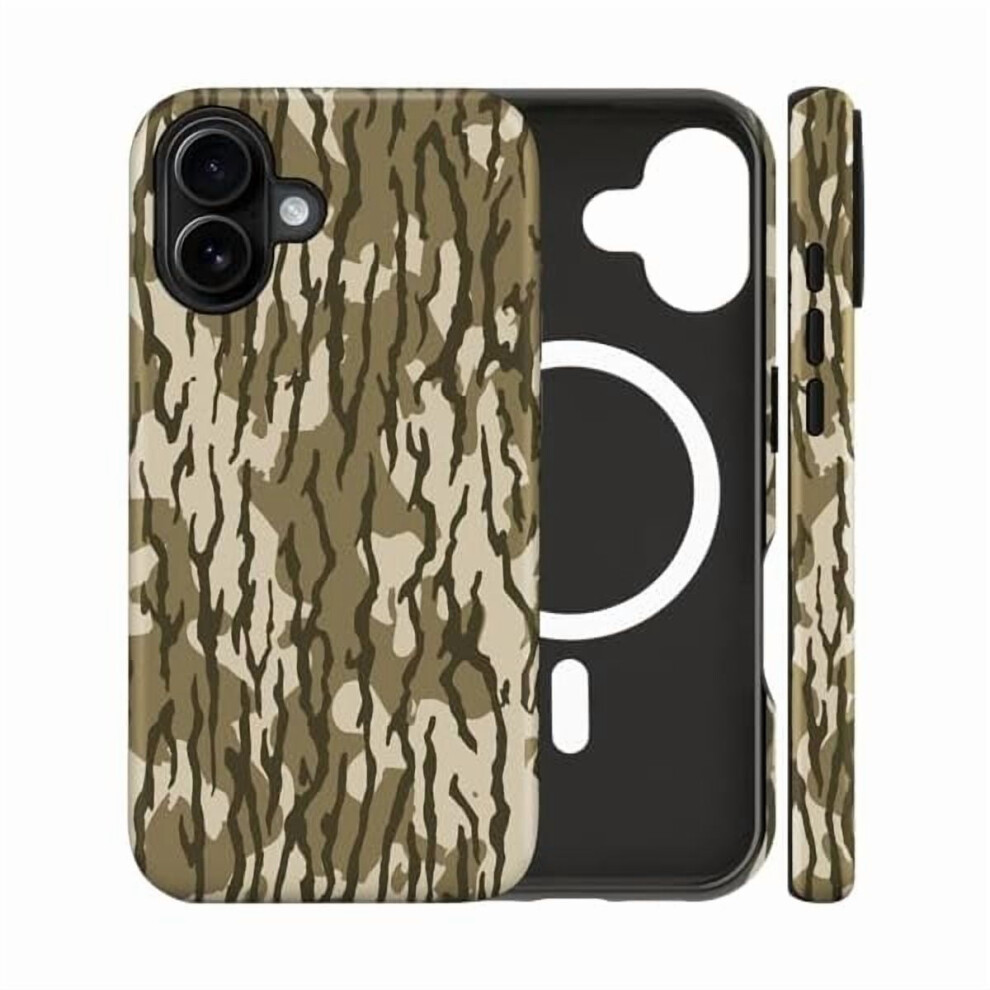 Zlcb Magnetic Camo Phone Case For Iphone 16 Â Shockproof Slim Tpu/Pc, Magsafe Compatible 9180479208631