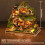 Kit de casa em miniatura de madeira com luzes LED 2