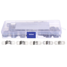 50Pcs Rigid Stainless Steel Hose Clamps U Tube Strap Clips for Strong Secure Holding