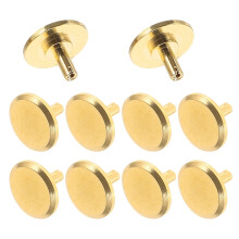 10pcs Quartz Clock Parts Mini Copper Second Hands Caps Replacement Mechanism Accessories for Wall and Quartz Clock Repair