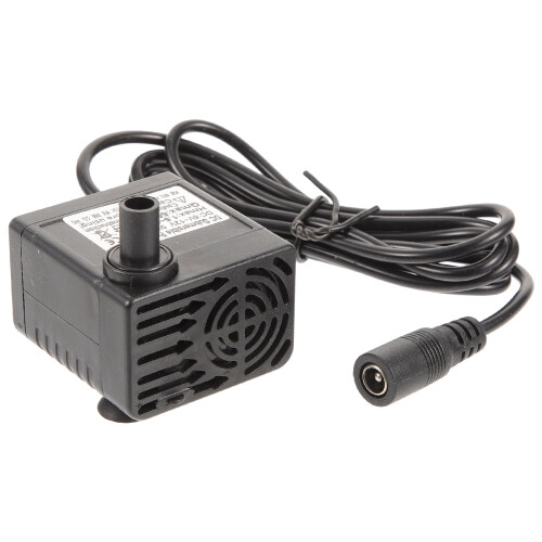 Solcellsdriven dränkbar fontänpump 500L/H 1.5m lyft 2