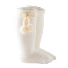 Mid-Calf Knee-High Toddler Stockings Length Girls Sock Solid Baby Socks Princess Kids Baby Care