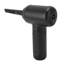 Mini soffiatore ad aria 3 velocità 51000 giri al minuto 6000 mAh nero