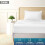 Twin Sheet Set Brushed Microfiber 3-Piece White 2