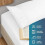 Twin Sheet Set Brushed Microfiber 3-Piece White 5
