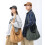 Borsa tote in velluto a coste per uomo e donna, grande e morbida, con tracolla 2