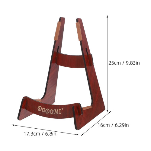 Worgeous Holder Ukulele Stativ Stabilt Gitarrställ 25.00X17.30X16.00CM Brun 1