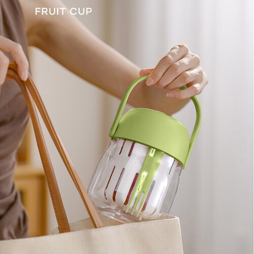 Salade- en fruitbeker met koelelement (355 ml) 1