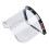 Face Shield and Bracket Accessory for Full Brim Hard Hats Professional PVC Visor 2