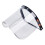 Face Shield and Bracket Accessory for Full Brim Hard Hats Professional PVC Visor 4