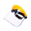 Face Shield and Bracket Accessory for Full Brim Hard Hats Professional PVC Visor 8