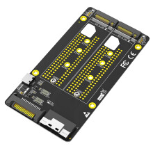 Dual 2X M.2 NVME SSD A Adattatore SFF-8654 8X (È Richiesta Una Scheda Madre con Biforcazione PCIe)