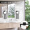 Stainless Steel Square Towel Holder Ring 2 Pack 4