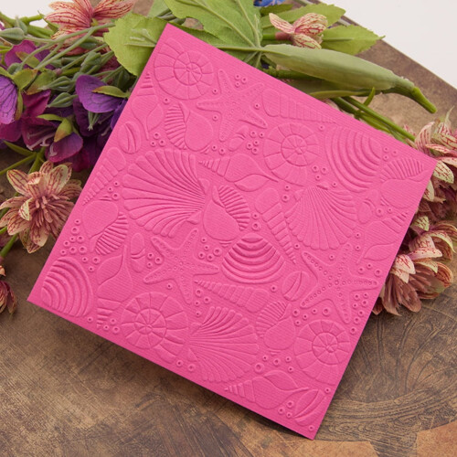Embossing Folders for Card Making Scrapbook Seashells 1