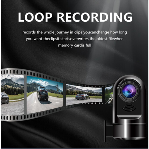 1080P drehbare Mini-ADAS-Dashcam mit 16 GB oder 32 GB 1