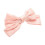 Gardinfesteklips i rosa, stoff med metallklips 2
