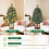 3ft Pre-Lit Mini Christmas Tree with 70 Warm LED Lights 4