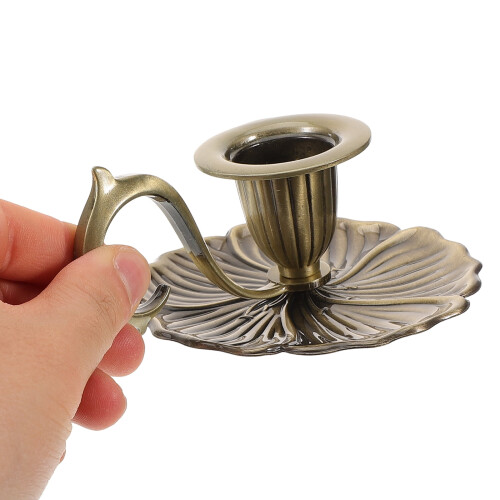 Castiçal de bronze vintage 1