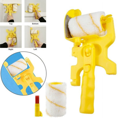 Portable Clean-Cut Paint Edger Roller Brush Safe Tool for Home Wall Ceilings 1