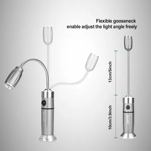 BBQ Grill Light with Magnetic Base and Gooseneck – 2 Pack 1