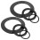 Ibasenice Black Rubber Washers Flat Assortment 6 Pcs 5