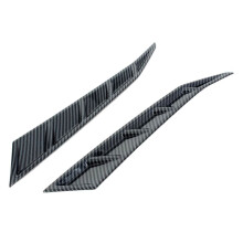For Sonata DN8 2024 Carbon Fiber Rear Bumper Spoiler Lower Side Air Vent Frame Cover Trim Accessories
