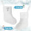 Vit julstrumpa med broderat monogram 2
