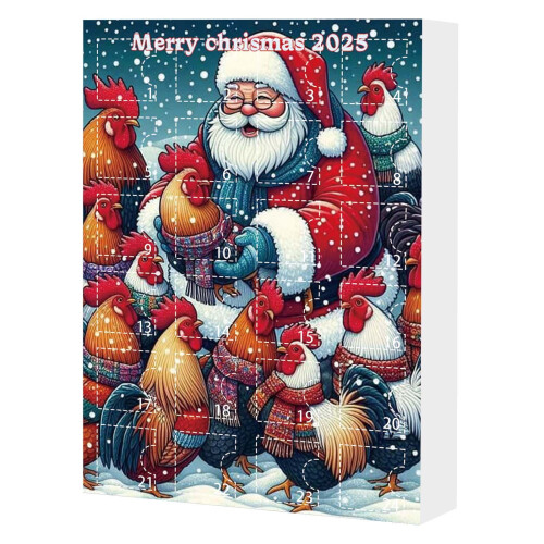 Herbruikbare kerstadventskalender voor 24 dagen 1