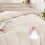 King Comforter Set Beige Ultra-Soft 7-Piece Oeko-TEX 2