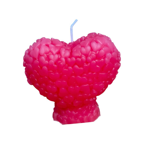 Herzförmige Aromakerze zum Valentinstag 1